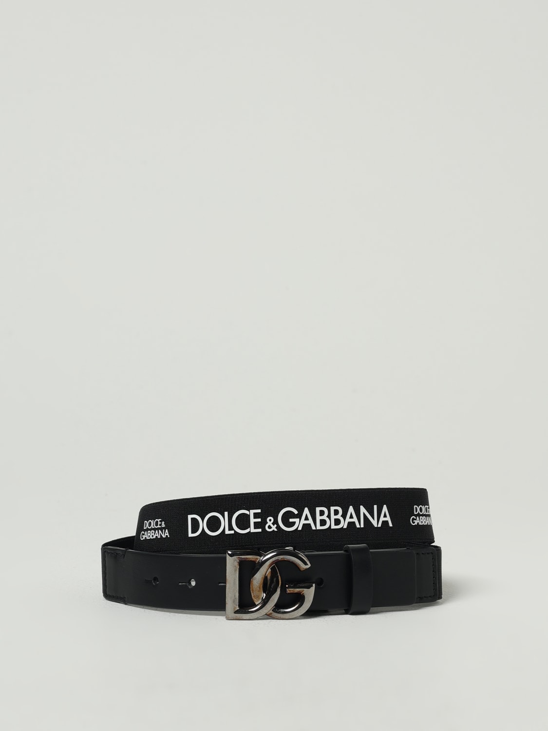 DOLCE & GABBANA BELT: Belt kids Dolce & Gabbana, Black - Img 1