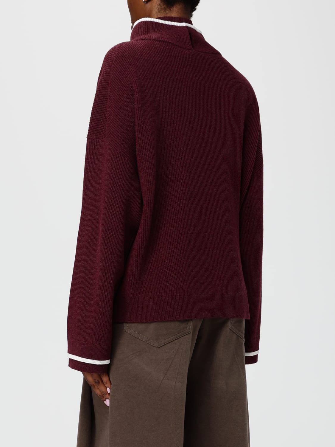 BRUNELLO CUCINELLI PULL: Pull femme Brunello Cucinelli, Rose - Img 3