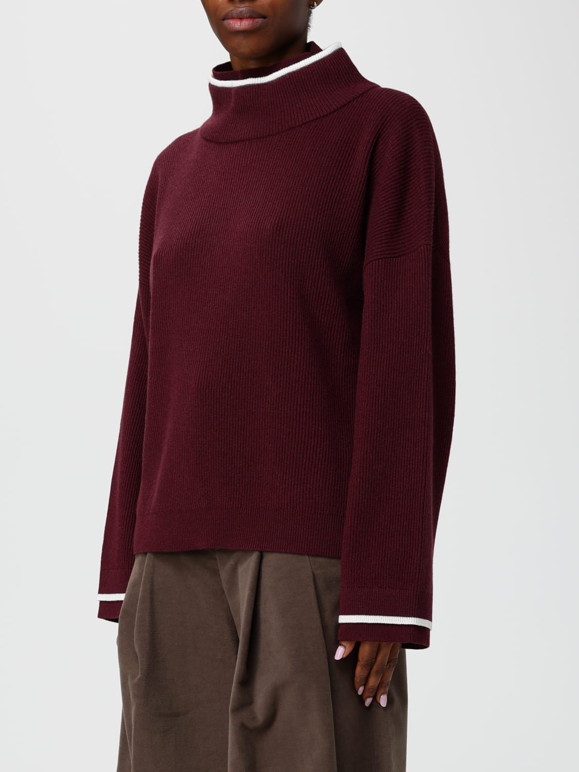 BRUNELLO CUCINELLI PULL: Pull femme Brunello Cucinelli, Rose - Img 4