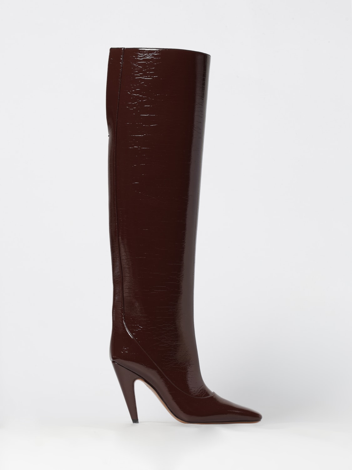 STELLA MCCARTNEY BOTTES: Bottines plates femme Stella McCartney, Marron - Img 1