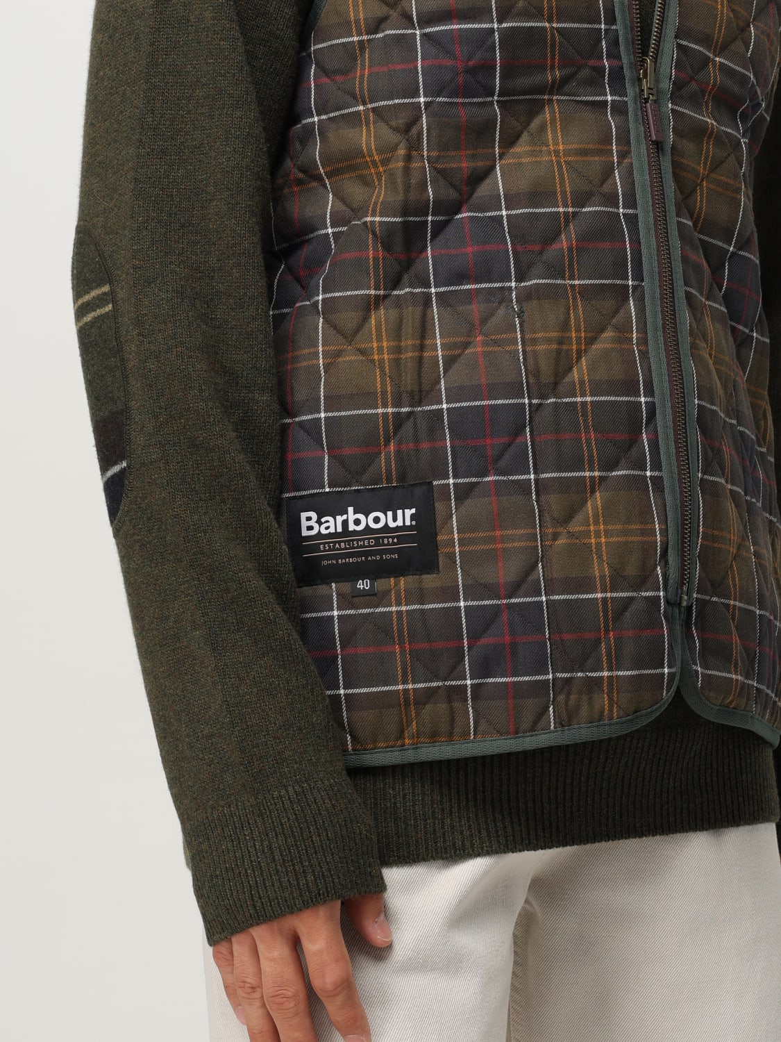 BARBOUR SUIT VEST: Jacket men Barbour, Green - Img 4