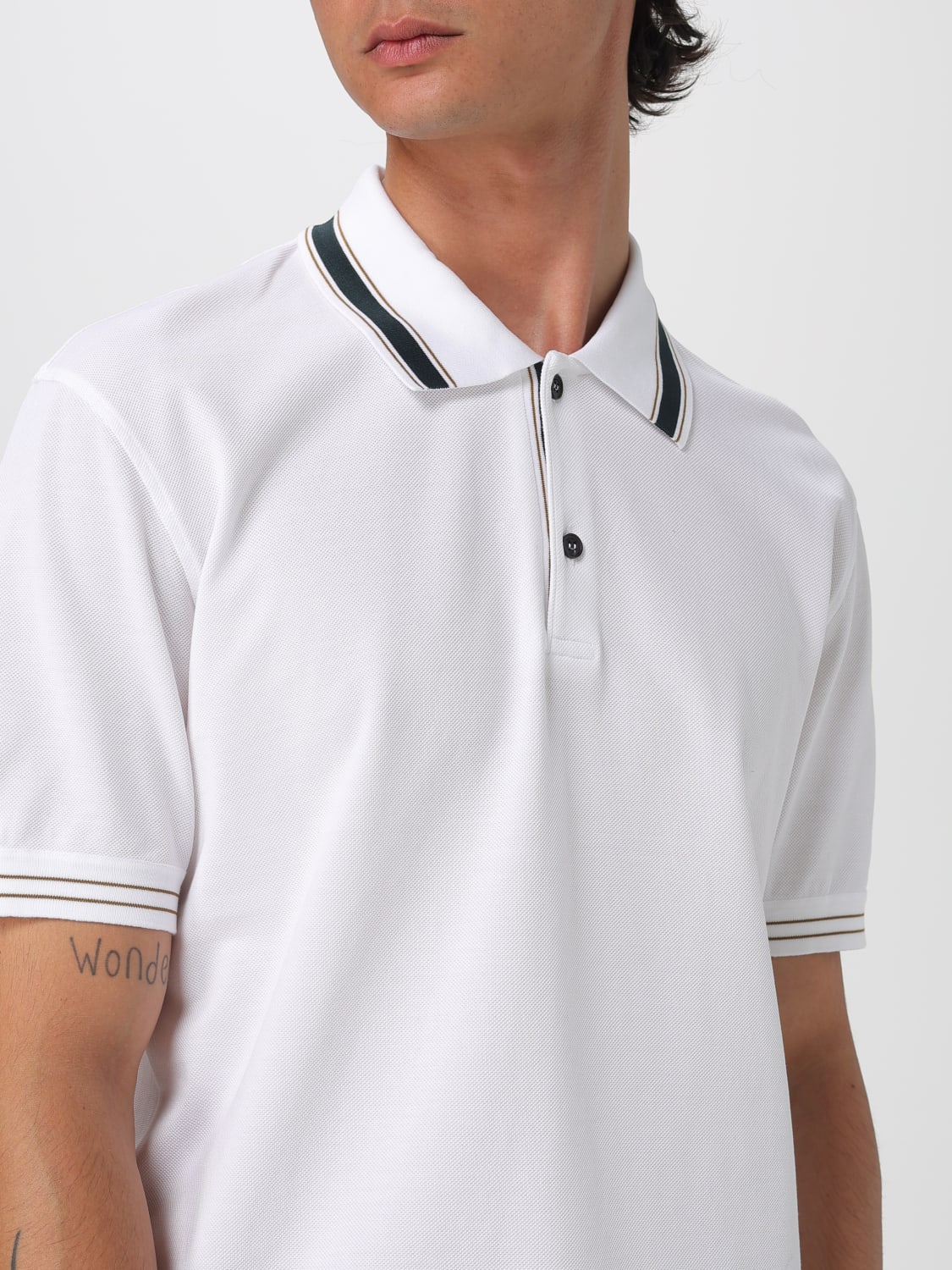 FERRAGAMO POLO: Polo herren Ferragamo, Weiß - Img 4