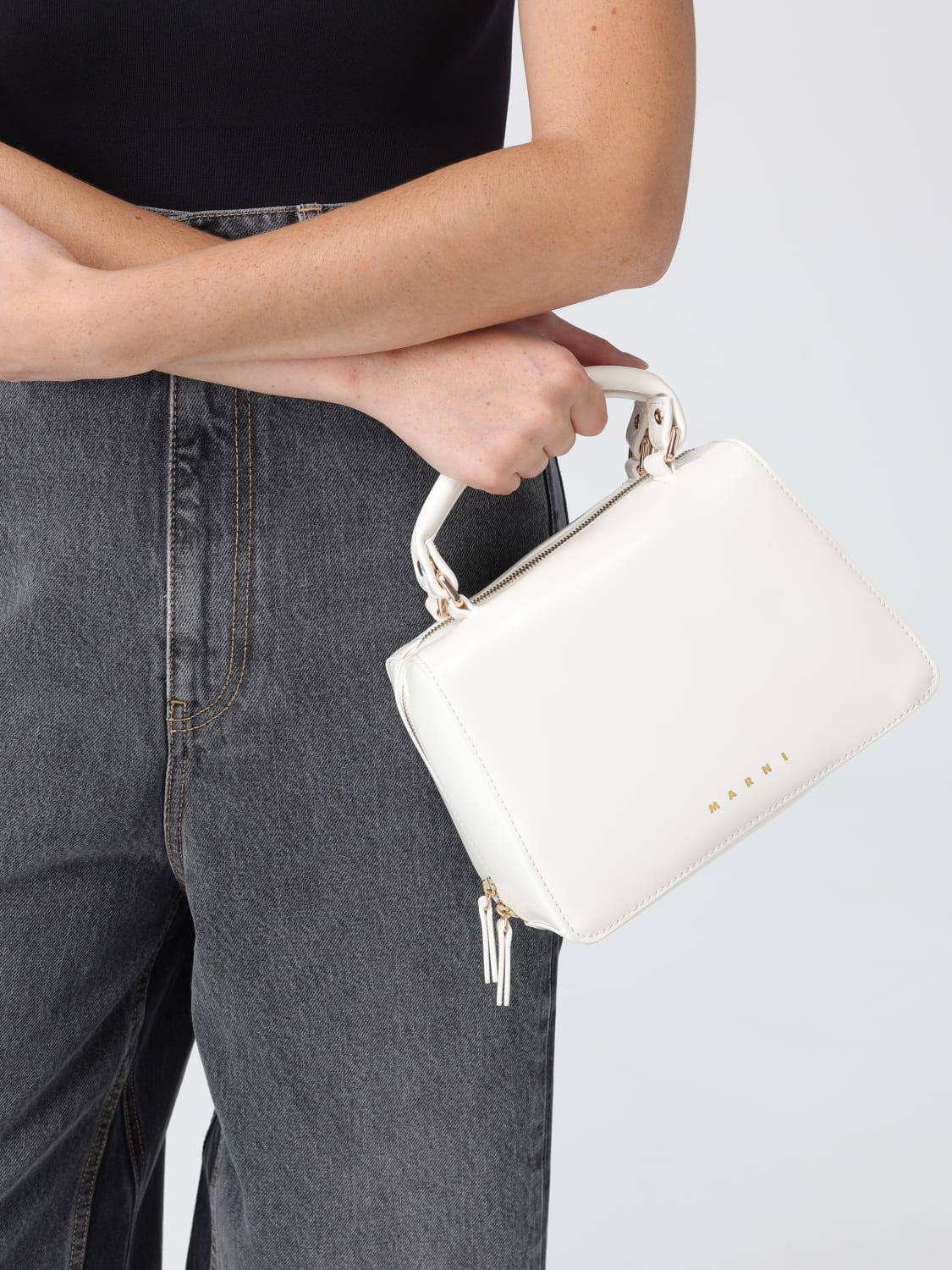 MARNI MINI BAG: Handbag woman Marni, Yellow Cream - Img 2