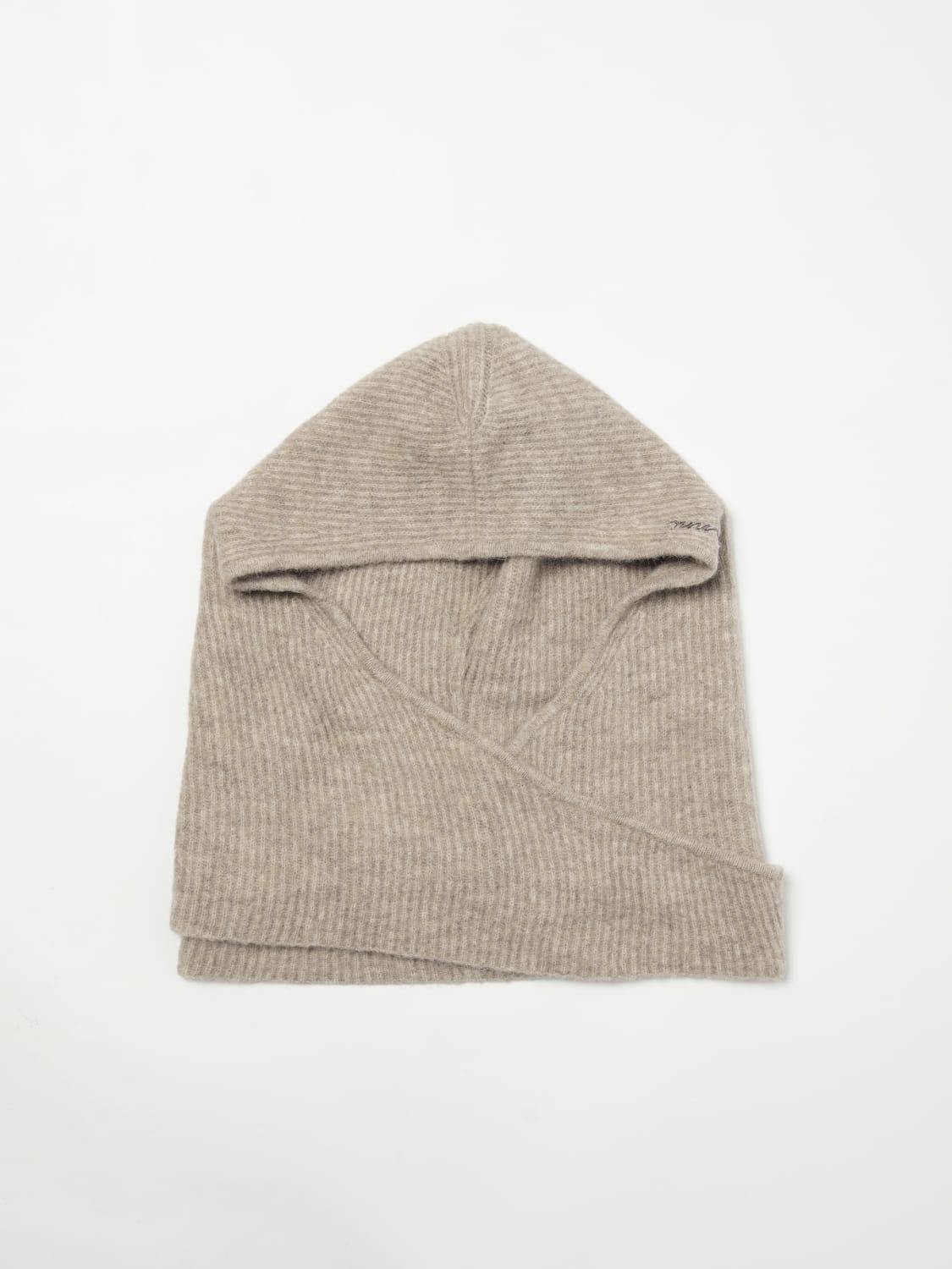 GANNI SCARF: Hat woman Ganni, Milk - Img 1