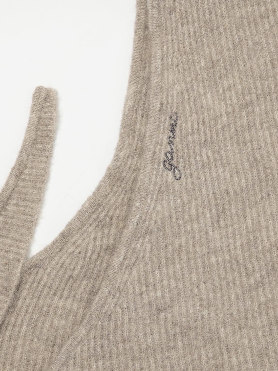 GANNI SCARF: Hat woman Ganni, Milk - Img 3