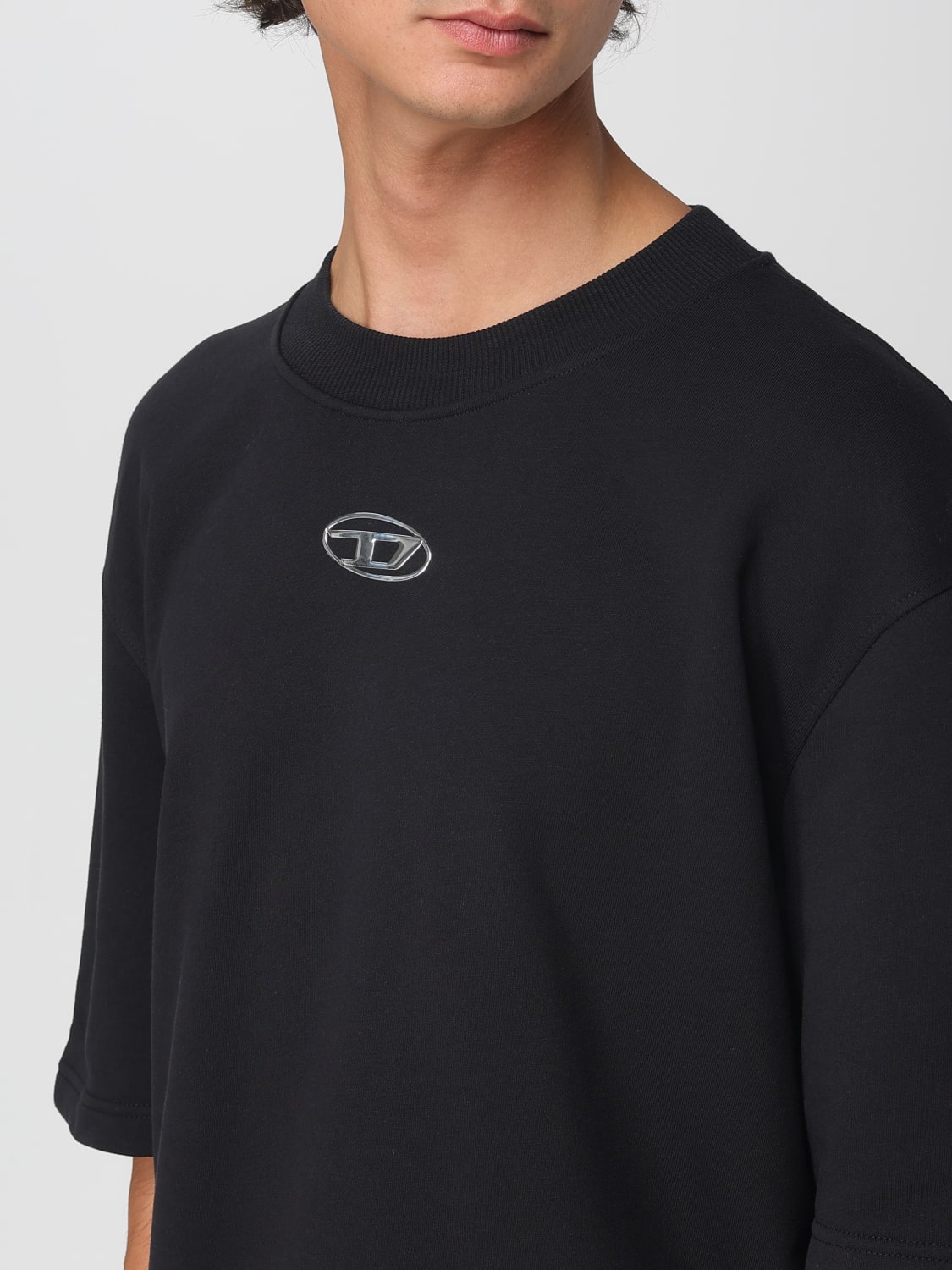 DIESEL T-SHIRT: T-shirt men Diesel, Black - Img 3