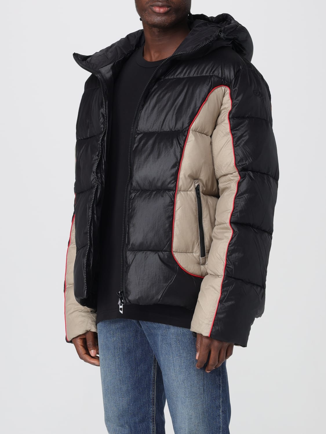 DIESEL JACKET: Sweatshirt men Diesel, Black - Img 3