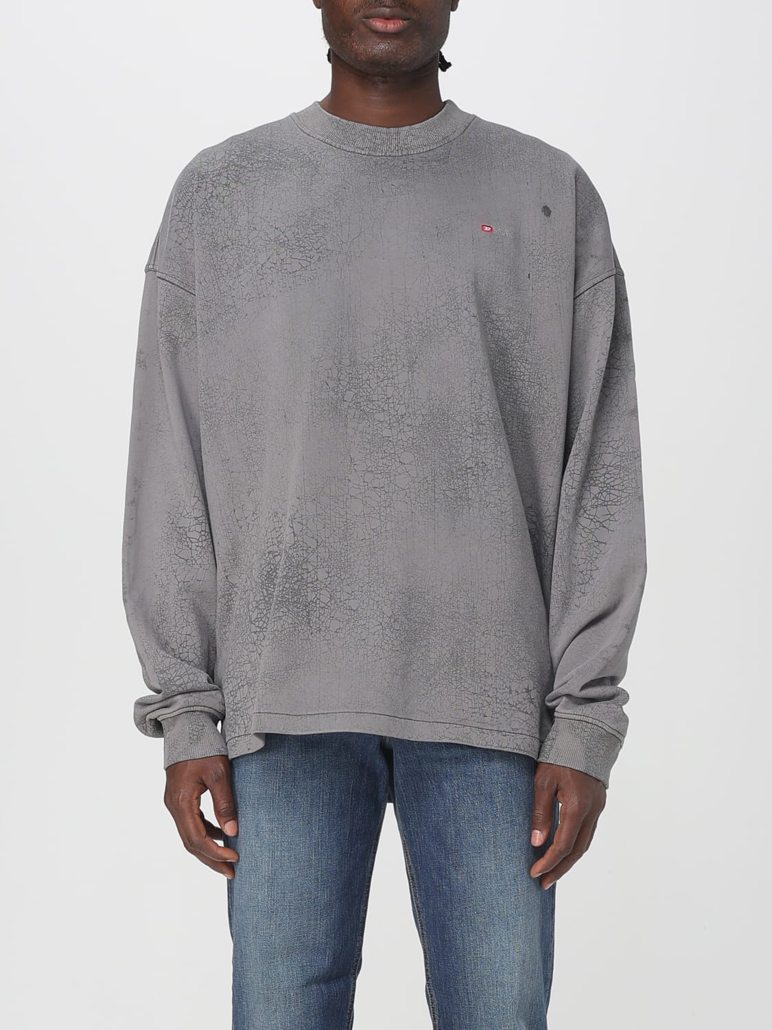 DIESEL SWEATSHIRT: Sweatshirt men Diesel, Grey - Img 1