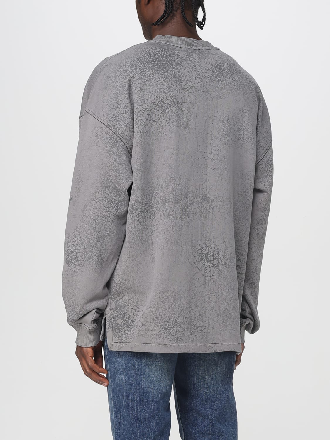 DIESEL SWEATSHIRT: Sweatshirt men Diesel, Grey - Img 2