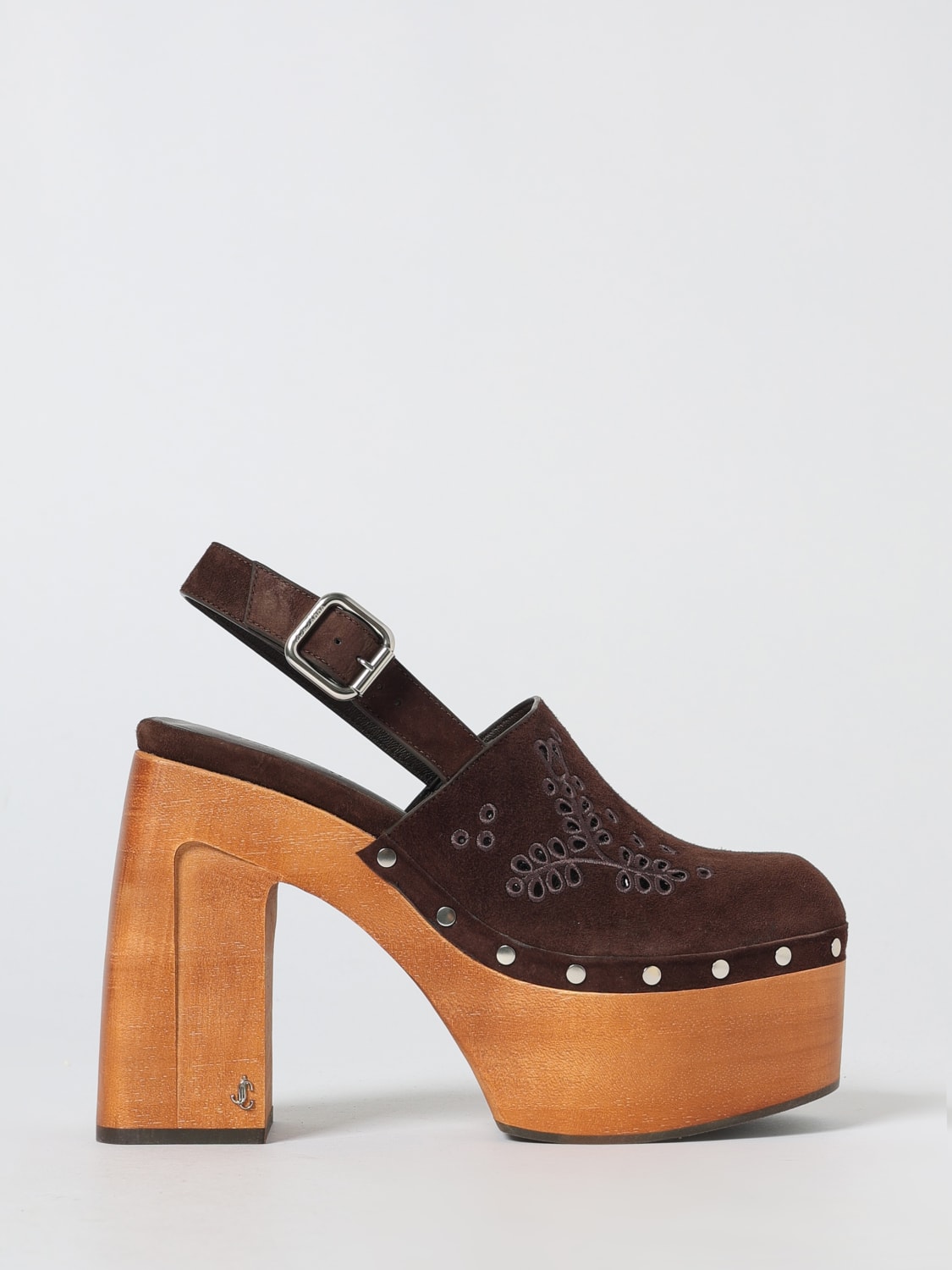JIMMY CHOO PUMP: Heeled sandals woman Jimmy Choo, Brown - Img 1