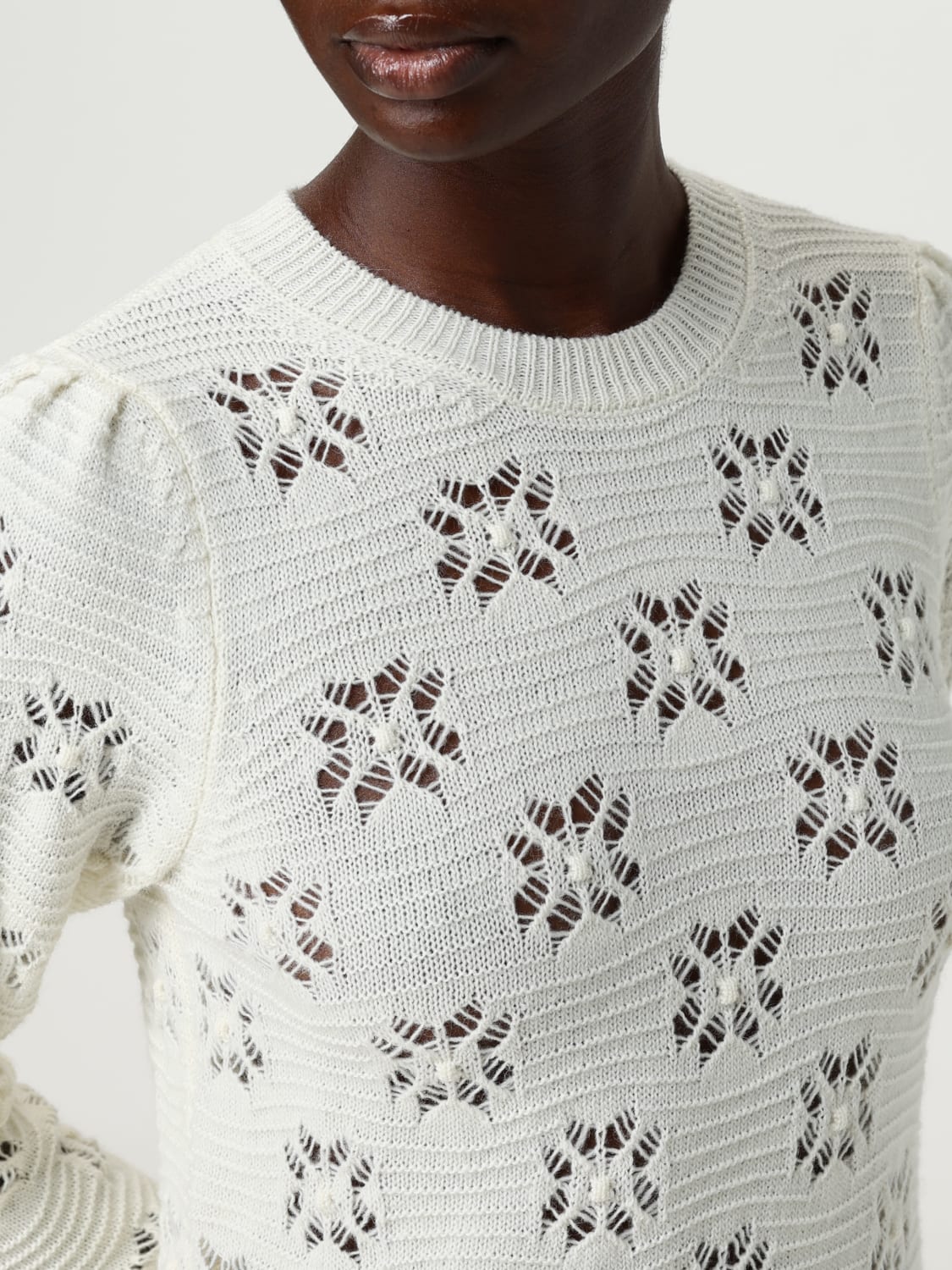 TWINSET SWEATER: Sweater woman Twinset, White - Img 3