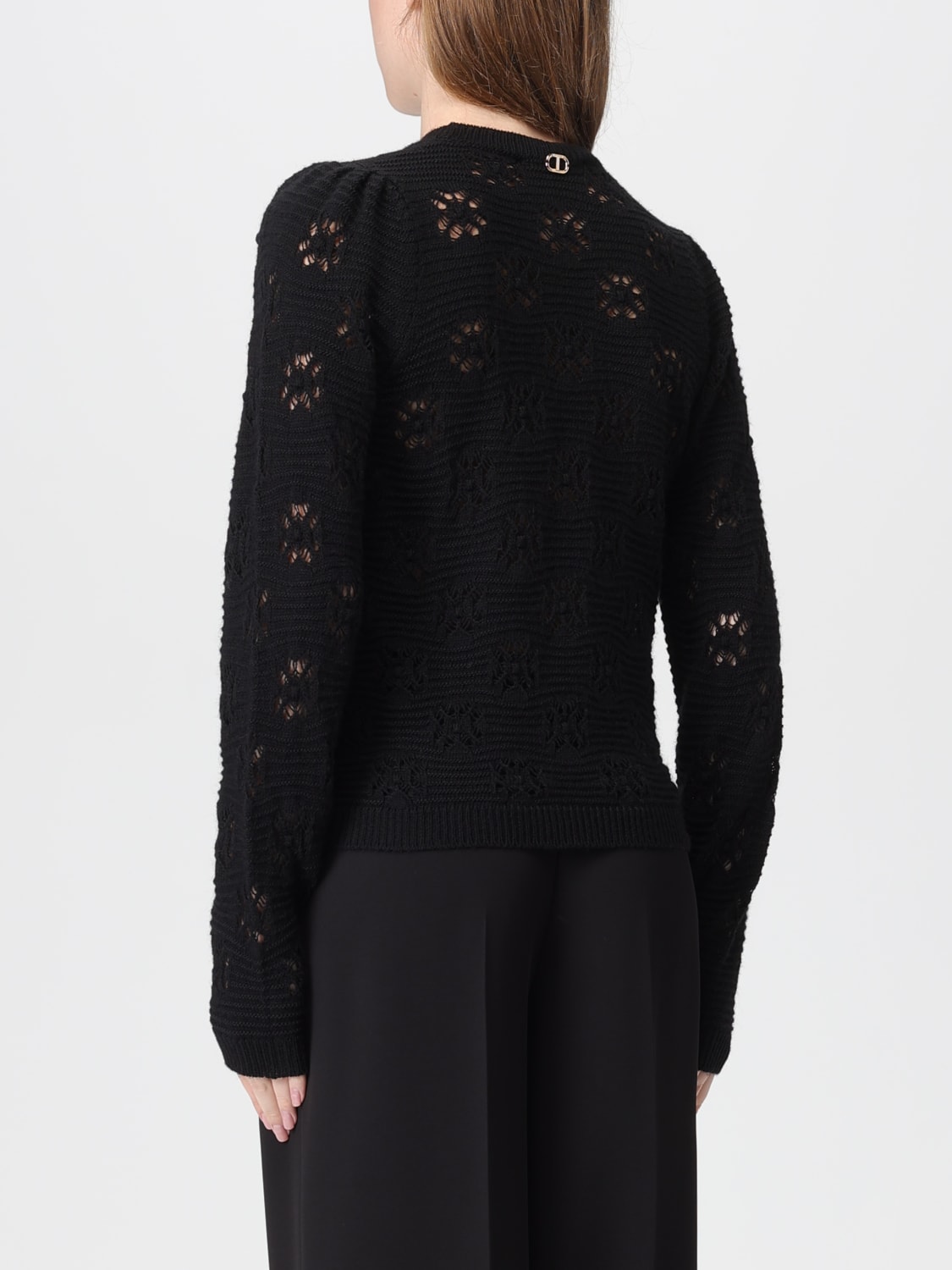 TWINSET SWEATER: Sweater woman Twinset, Black - Img 2