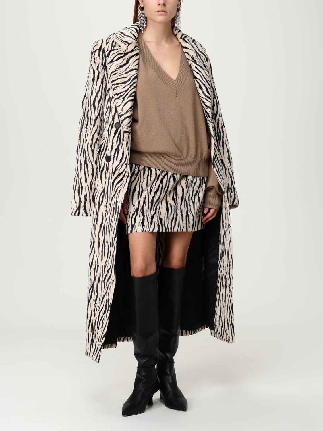 ROTATE PULL: Pull femme Rotate, Beige - Img 2