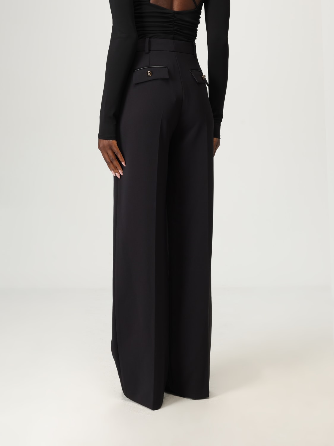 ELISABETTA FRANCHI PANTALONES: Pantalón mujer Elisabetta Franchi, Negro - Img 2