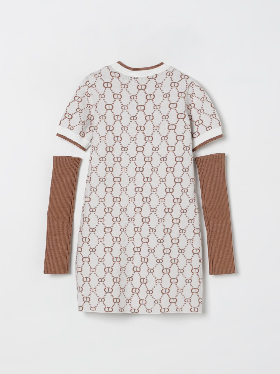 TWINSET DRESS: Dress kids Twinset, Beige - Img 2