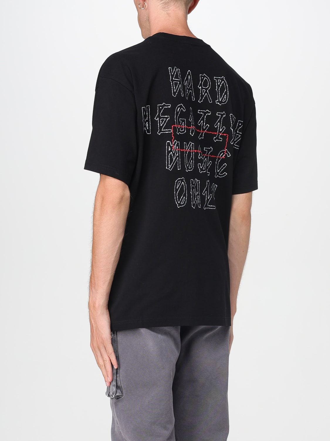 44 LABEL GROUP CAMISETA: Camiseta hombre 44 Label Group, Negro - Img 2