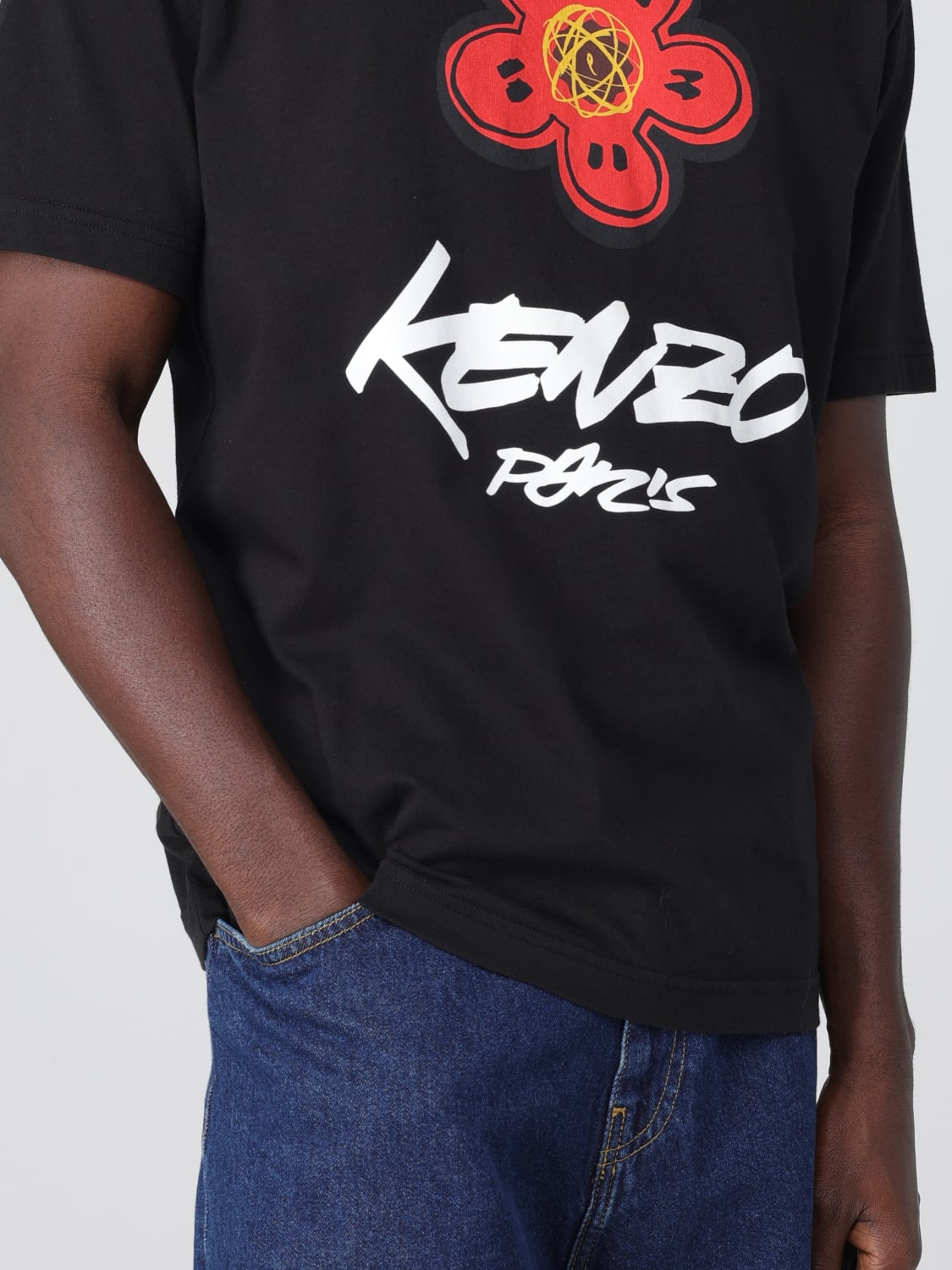 KENZO Tシャツ: Tシャツ メンズ Kenzo, ブラック - Img 4