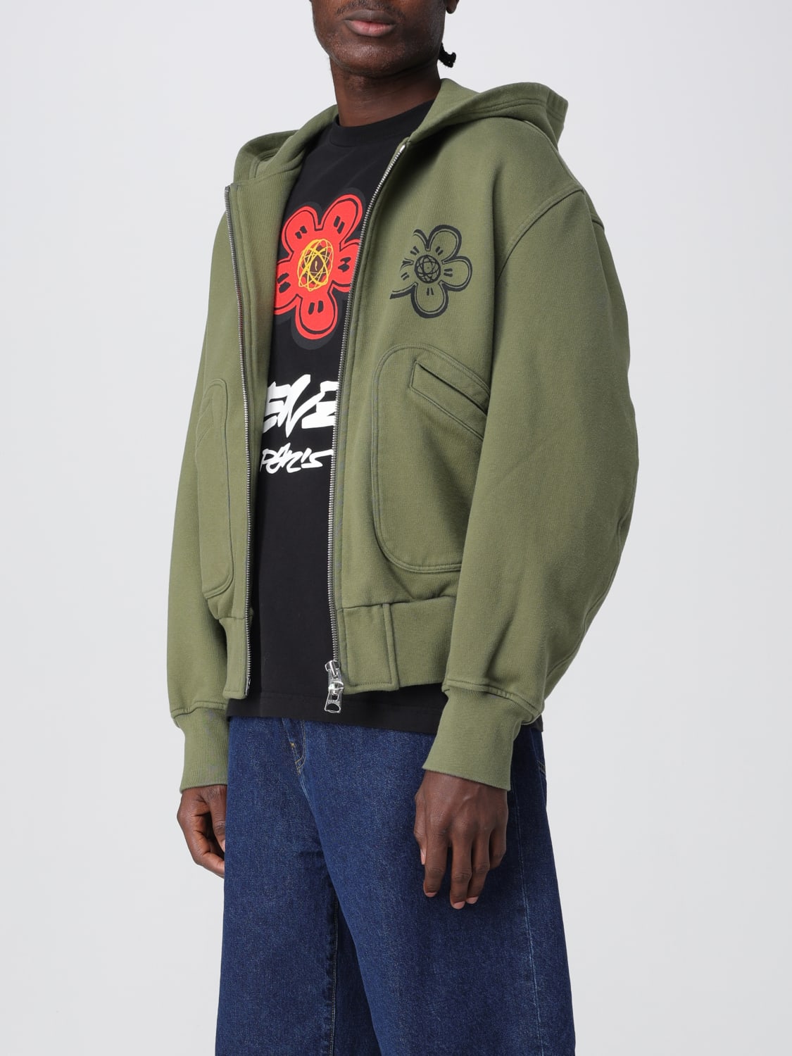 KENZO SWEATSHIRT: Sweater men Kenzo, Green - Img 3
