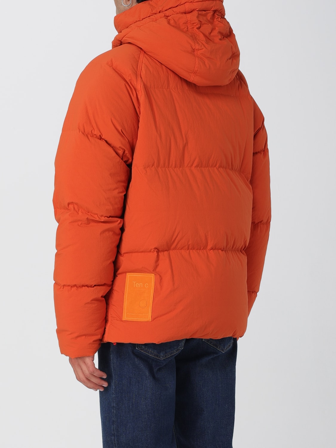 TEN C 外套: 外套 男士 Ten C, 橙色 - Img 2