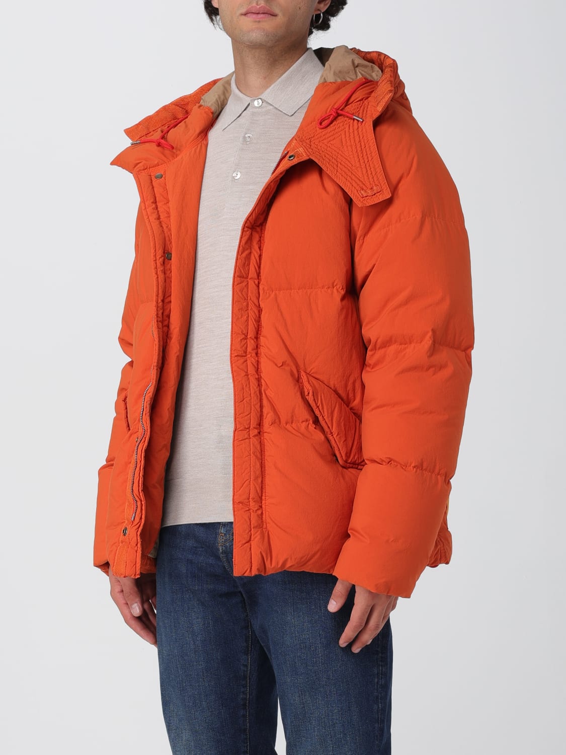 TEN C 外套: 外套 男士 Ten C, 橙色 - Img 3