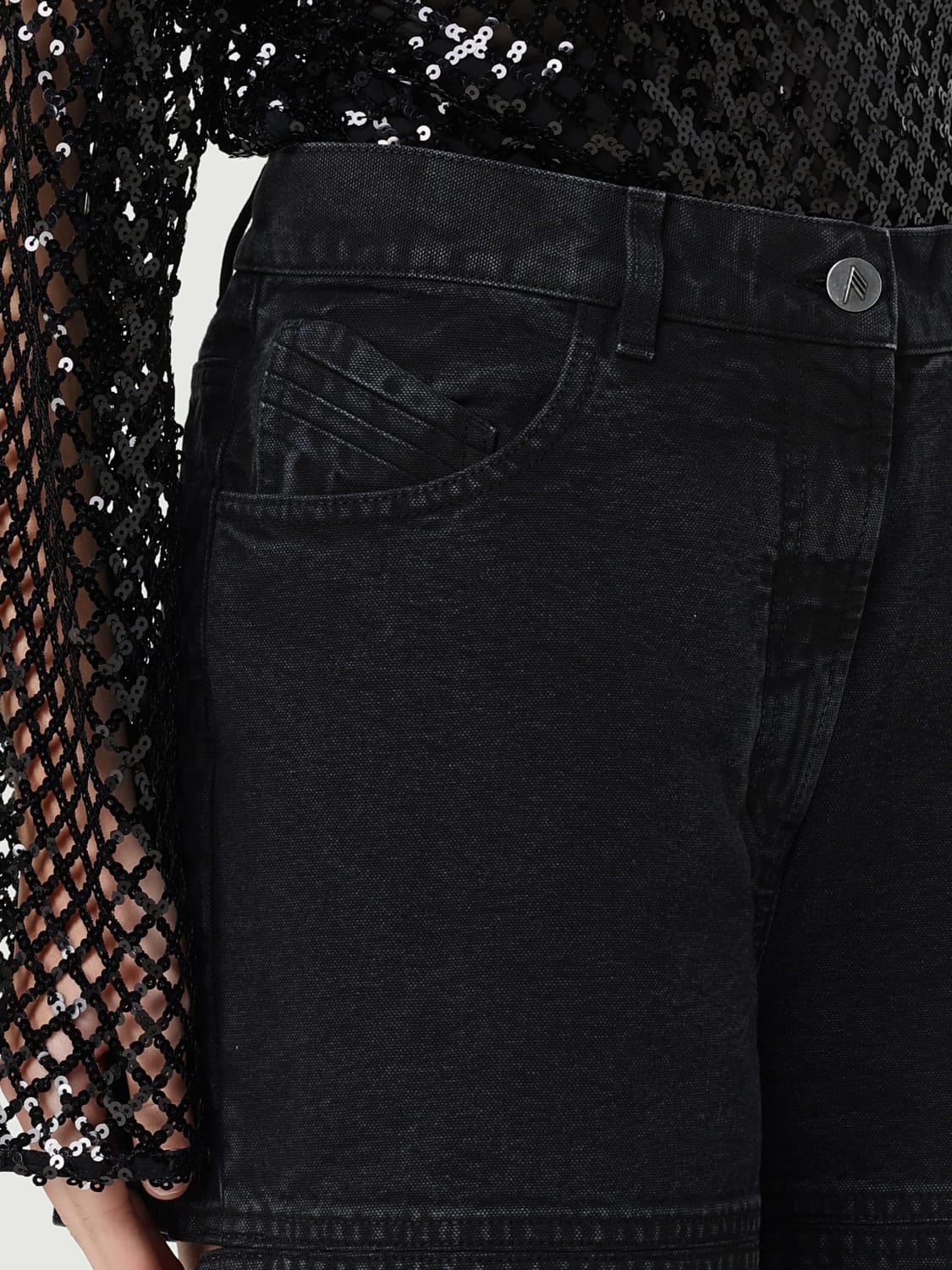 THE ATTICO JEANS: Jeans woman The Attico, Black - Img 4