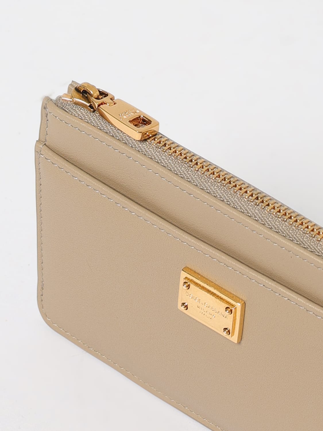 DOLCE & GABBANA WALLET: Wallet woman Dolce & Gabbana, Beige - Img 3