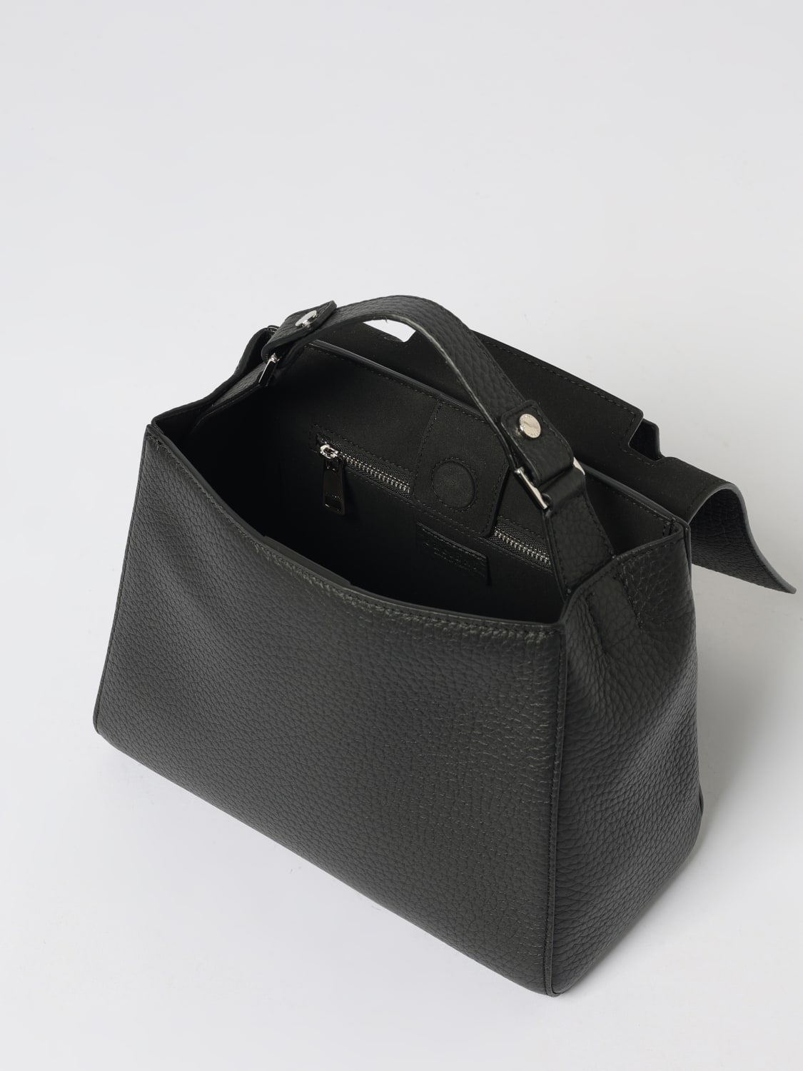 ORCIANI SAC À MAIN: Sac porté main femme Orciani, Noir - Img 3