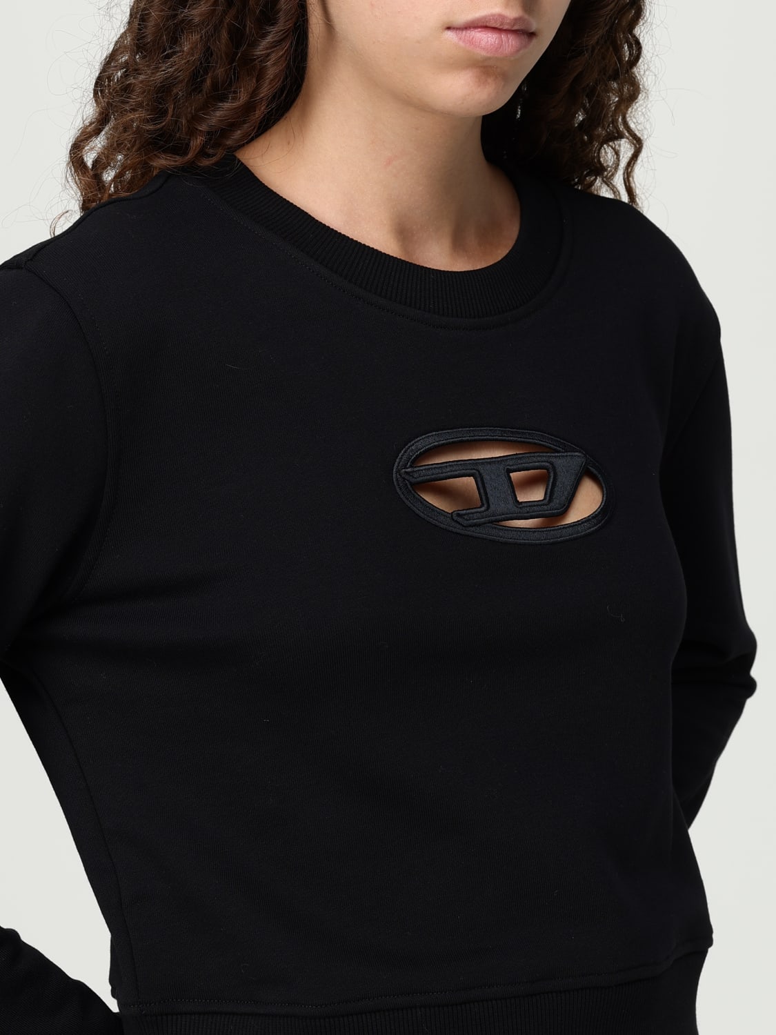 DIESEL SUDADERA: Sudadera mujer Diesel, Negro - Img 3