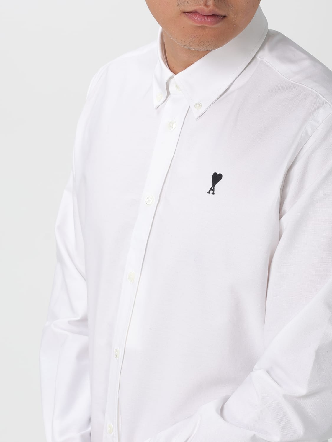 AMI PARIS HEMD: Hemd herren Ami Paris, Weiß - Img 4