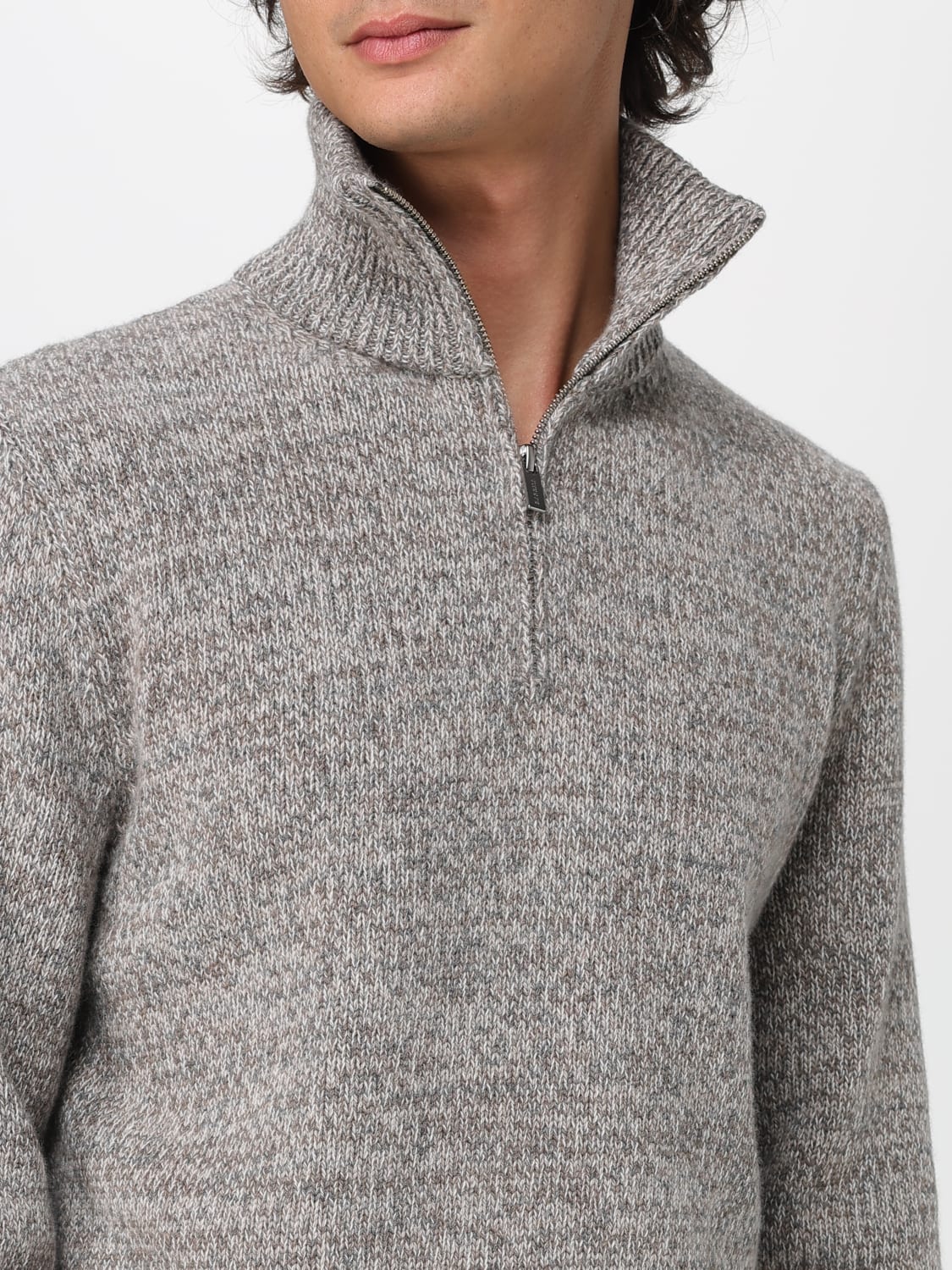 BARENA PULLOVER: Pullover herren Barena, Taubengrau - Img 3