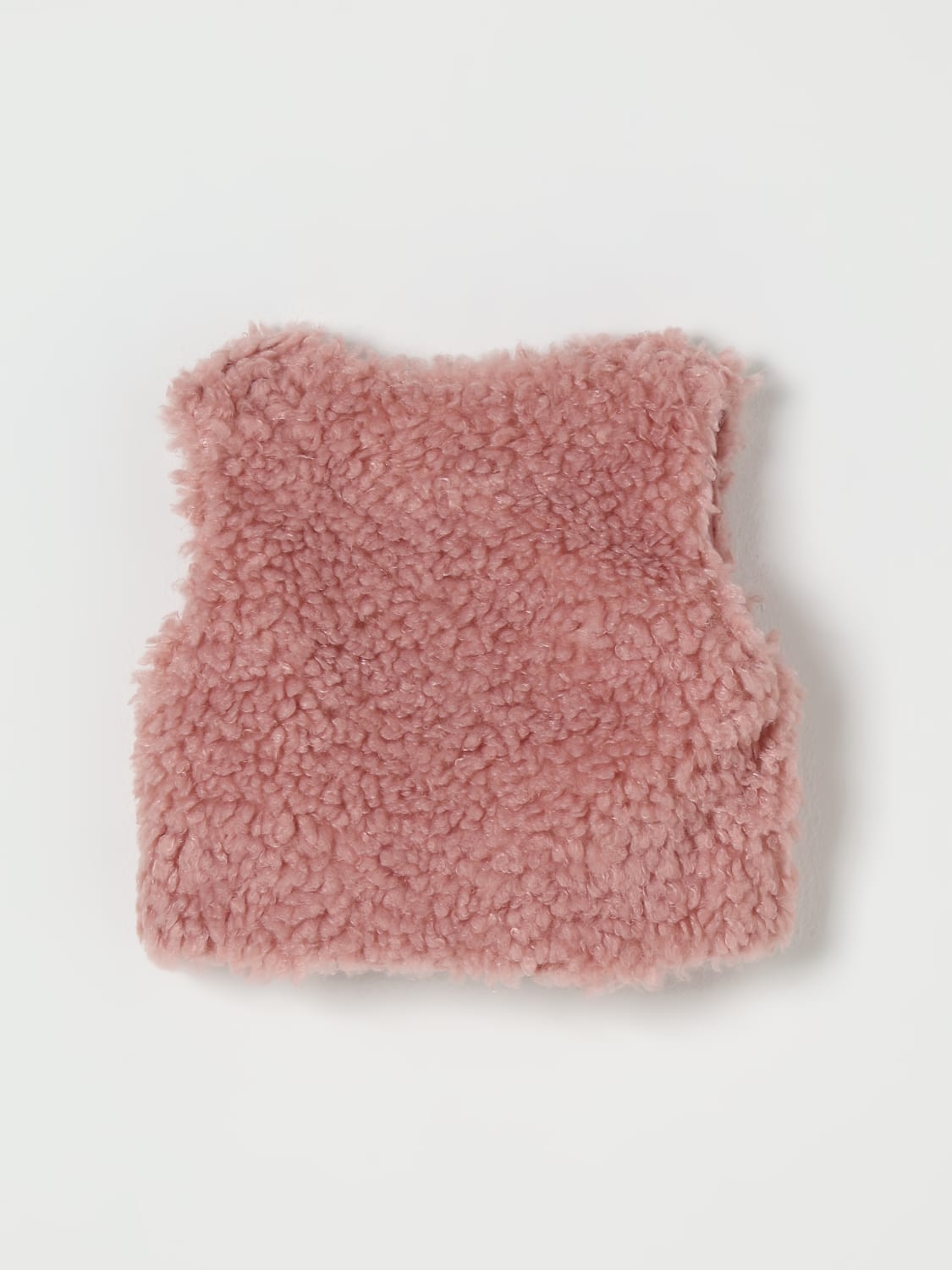 TEDDY & MINOU COAT: Vestcoat kids Teddy & Minou, Blush Pink - Img 2