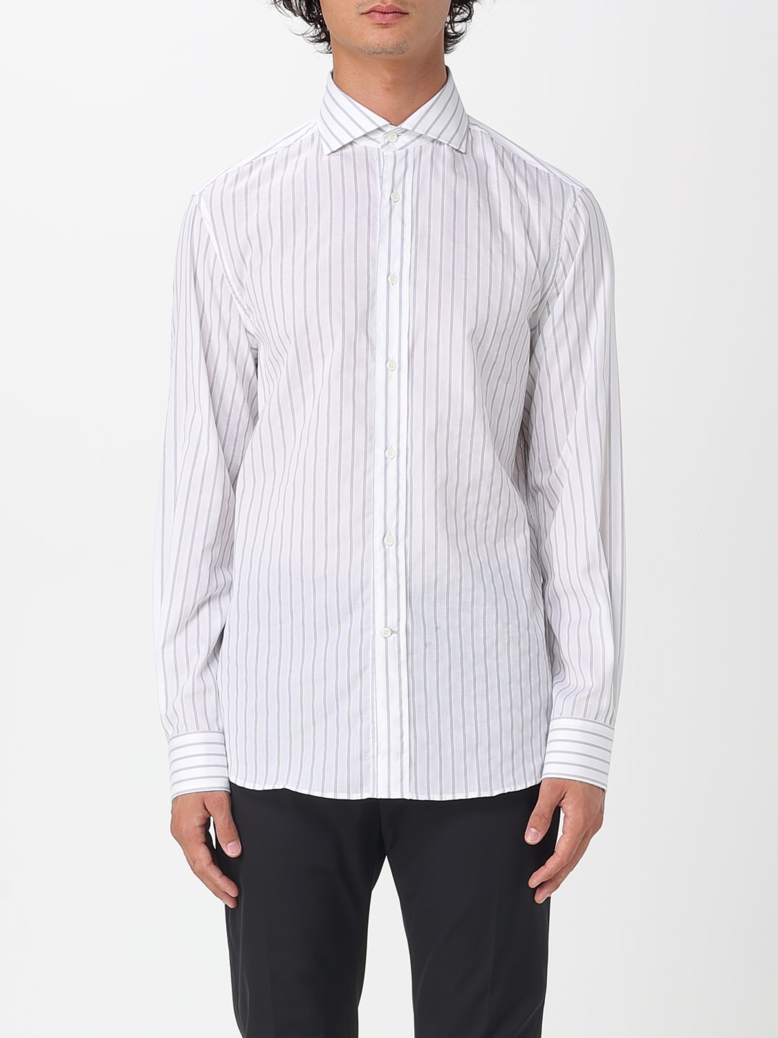 BRUNELLO CUCINELLI SHIRT: Shirt men Brunello Cucinelli, White - Img 1
