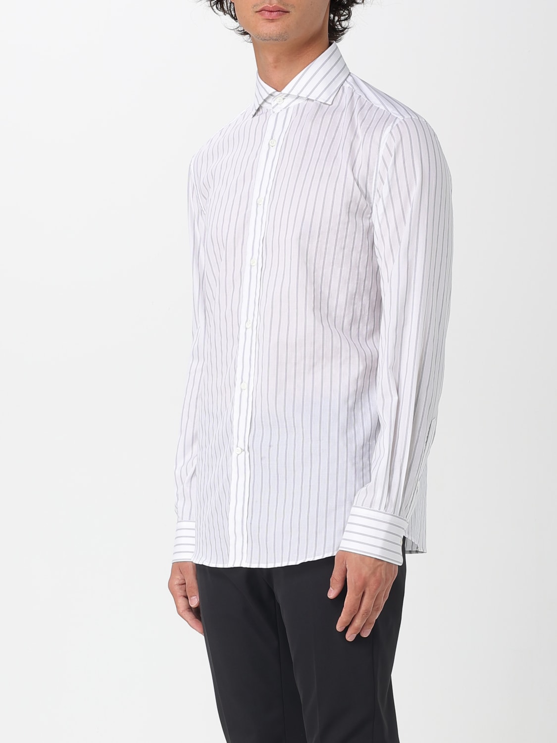 BRUNELLO CUCINELLI SHIRT: Shirt men Brunello Cucinelli, White - Img 3
