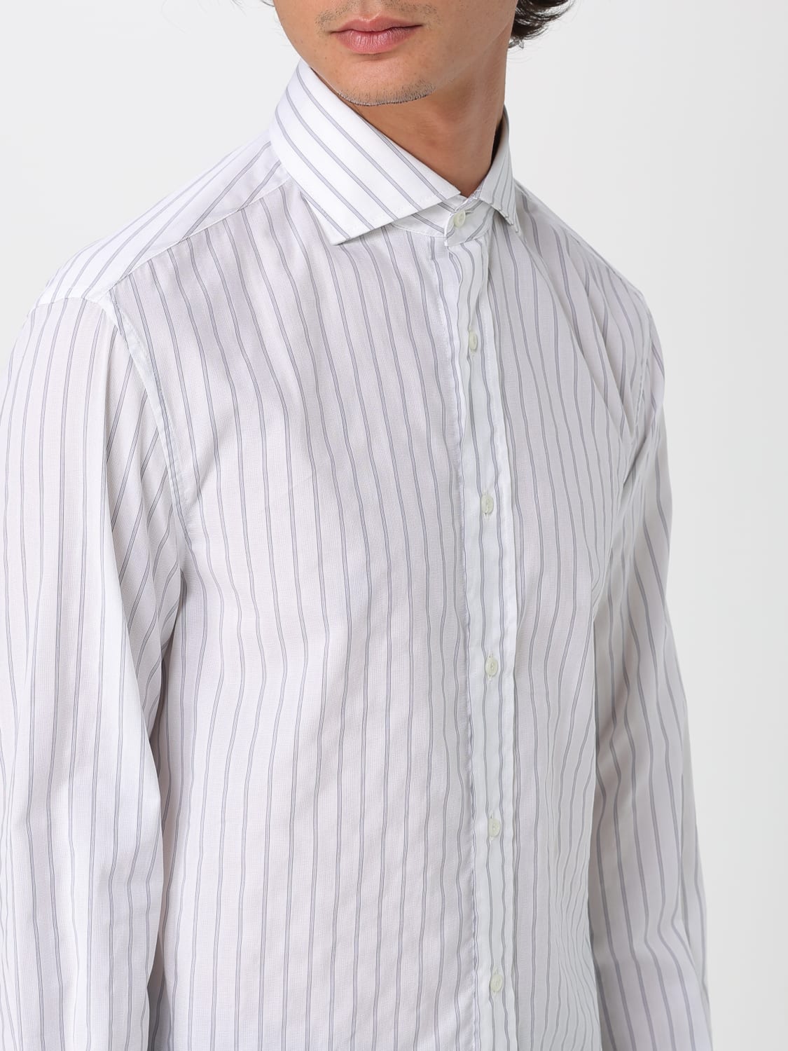 BRUNELLO CUCINELLI SHIRT: Shirt men Brunello Cucinelli, White - Img 4