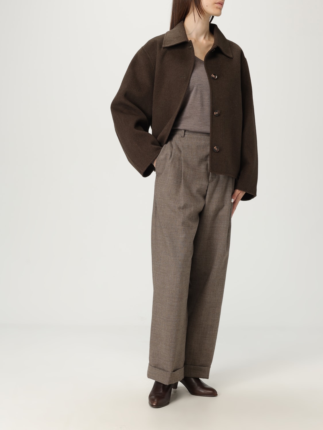 SOEUR PULL: Pull femme Soeur, Marron - Img 2