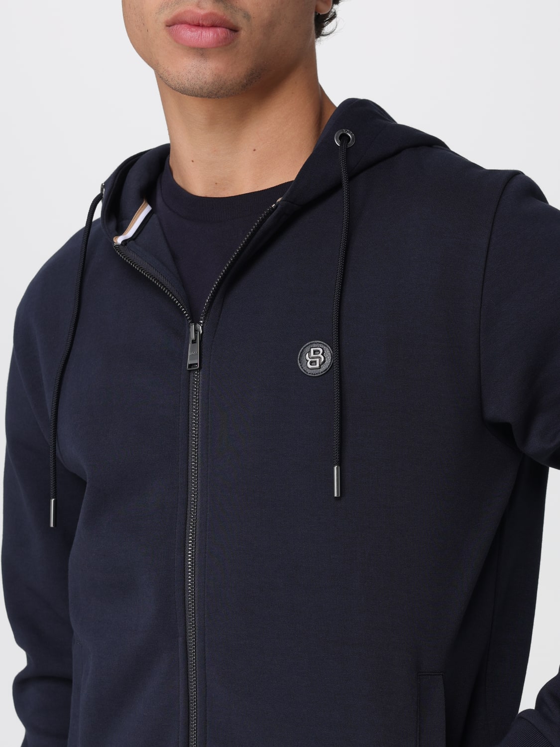 BOSS SUDADERA: Sudadera hombre Boss, Azul Oscuro - Img 3