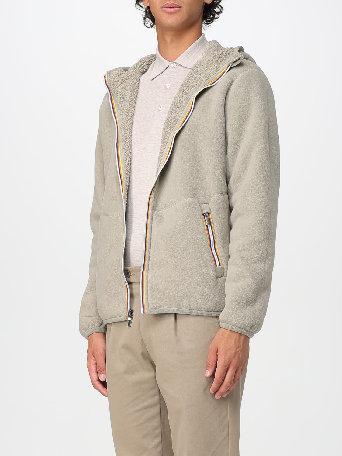 K-WAY JACKET: Blazer men K-way, Beige - Img 3