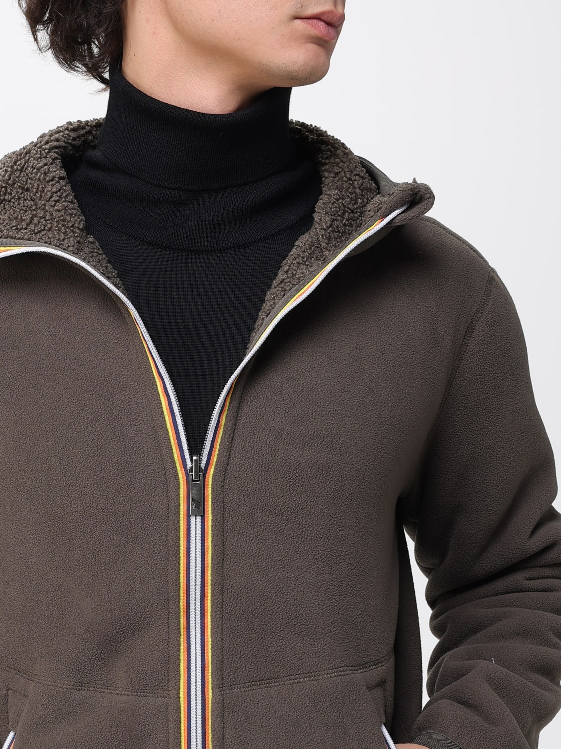 K-WAY CHAQUETA: Americana hombre K-way, Oliva - Img 4