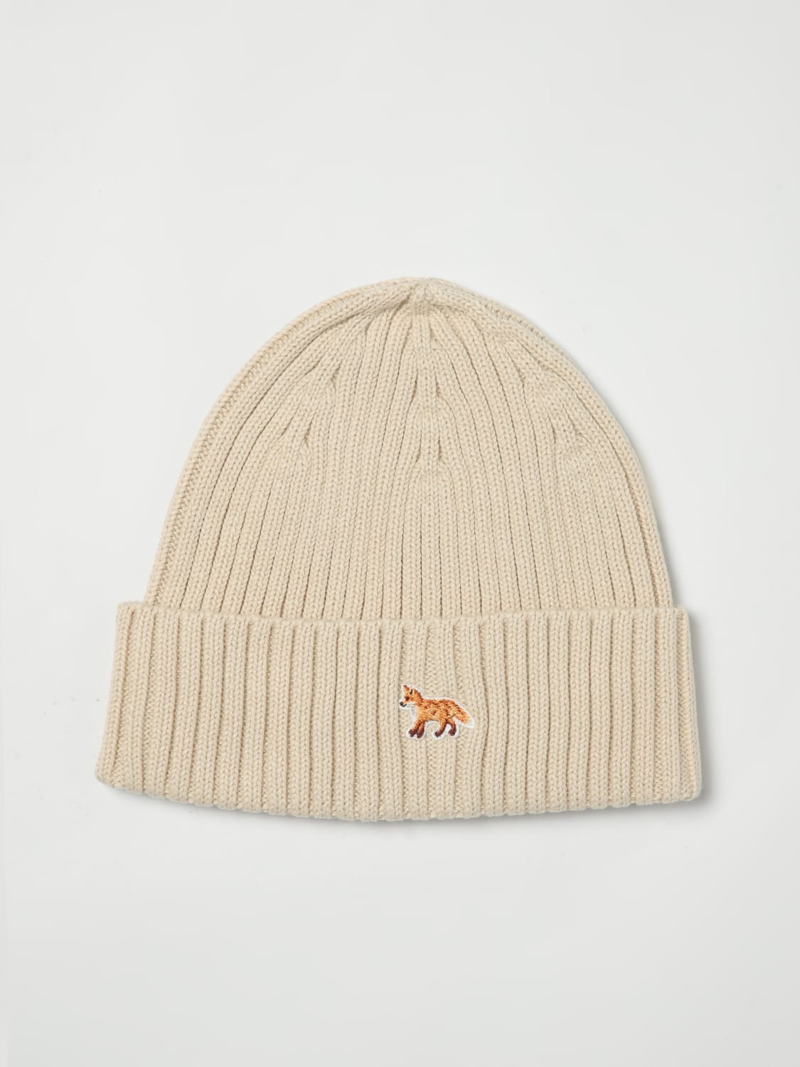 MAISON KITSUNÉ HAT: Hat men Maison KitsunÉ, Beige - Img 1