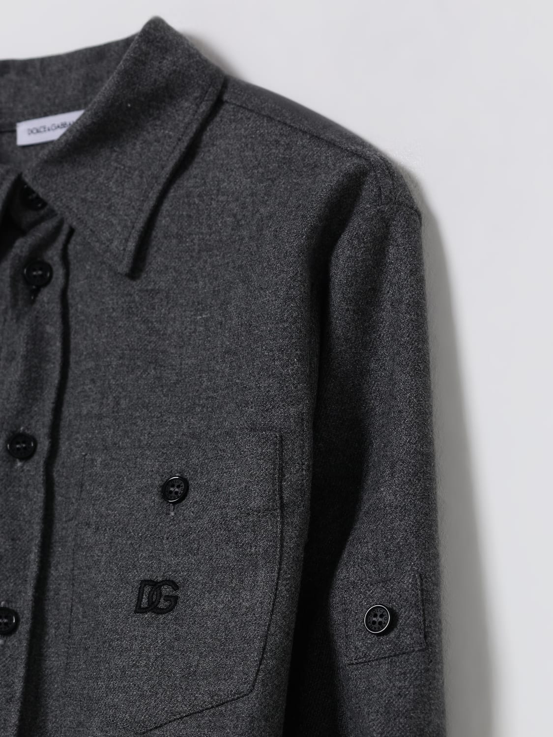 DOLCE & GABBANA HEMD: Hemd kinder Dolce & Gabbana, Grau - Img 3