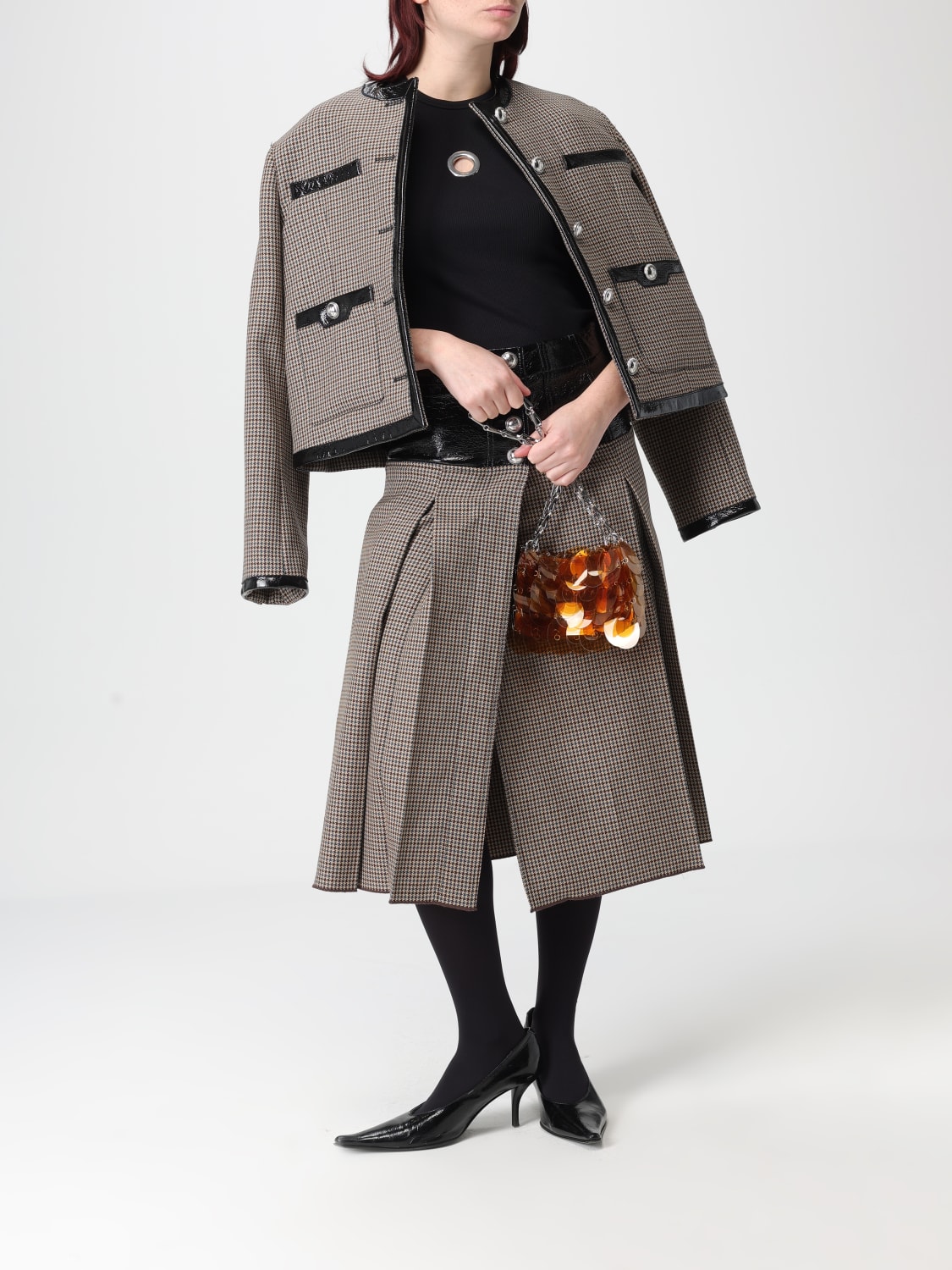 RABANNE ROCK: Rock damen Rabanne, Grün - Img 2