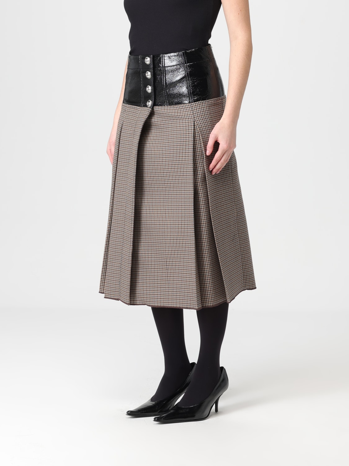 RABANNE ROCK: Rock damen Rabanne, Grün - Img 4