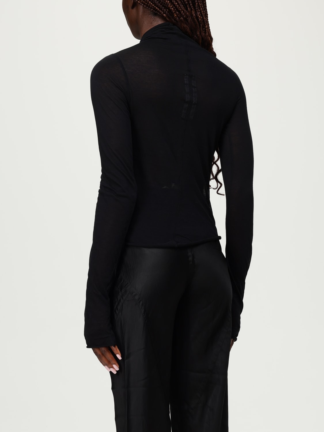 RICK OWENS 上衣: T恤 女士 Rick Owens, 黑色 - Img 3