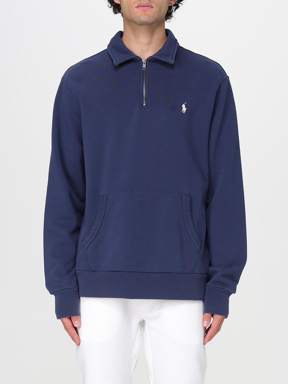 POLO RALPH LAUREN SWEATSHIRT: Sweatshirt men Polo Ralph Lauren, Blue - Img 1
