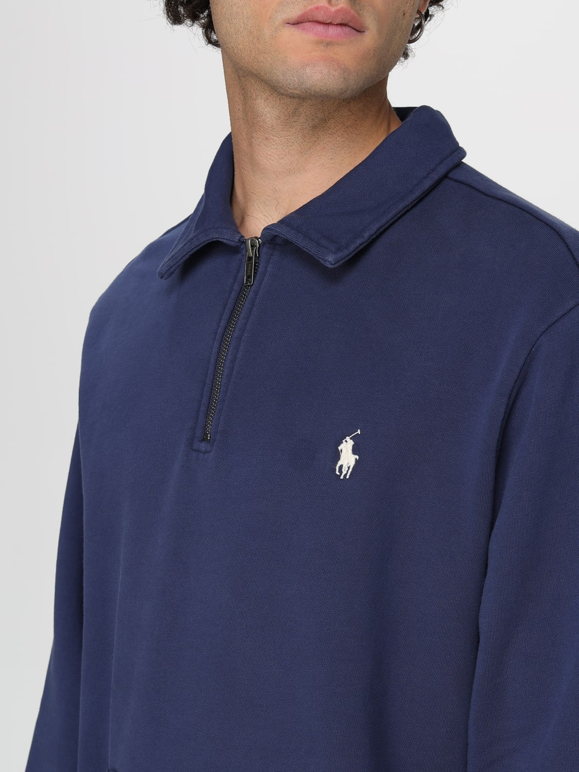 POLO RALPH LAUREN SWEATSHIRT: Sweatshirt men Polo Ralph Lauren, Blue - Img 3