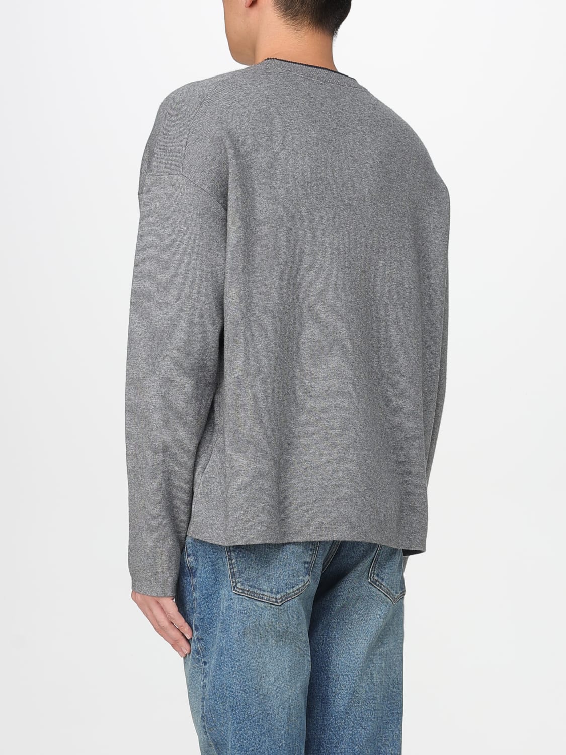 CALVIN KLEIN JEANS PULLOVER: Pullover herren Calvin Klein Jeans, Grau - Img 2