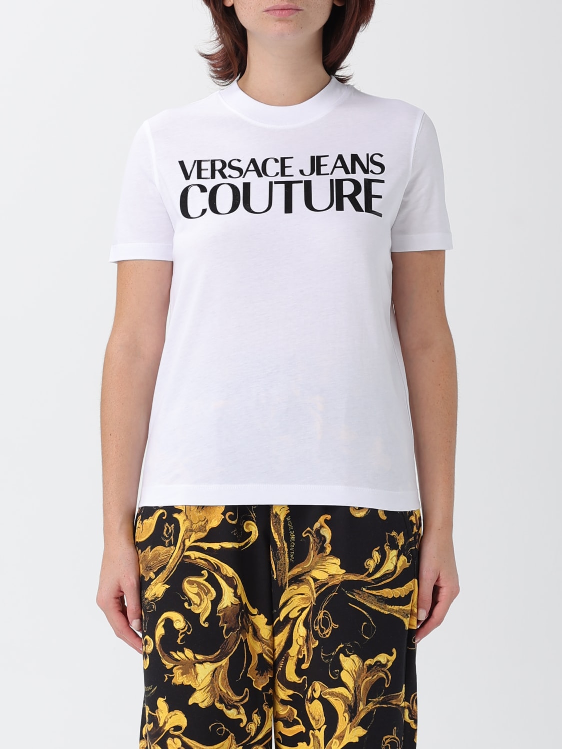 VERSACE JEANS COUTURE CAMISETA: Camiseta mujer Versace Jeans Couture, Blanco - Img 1