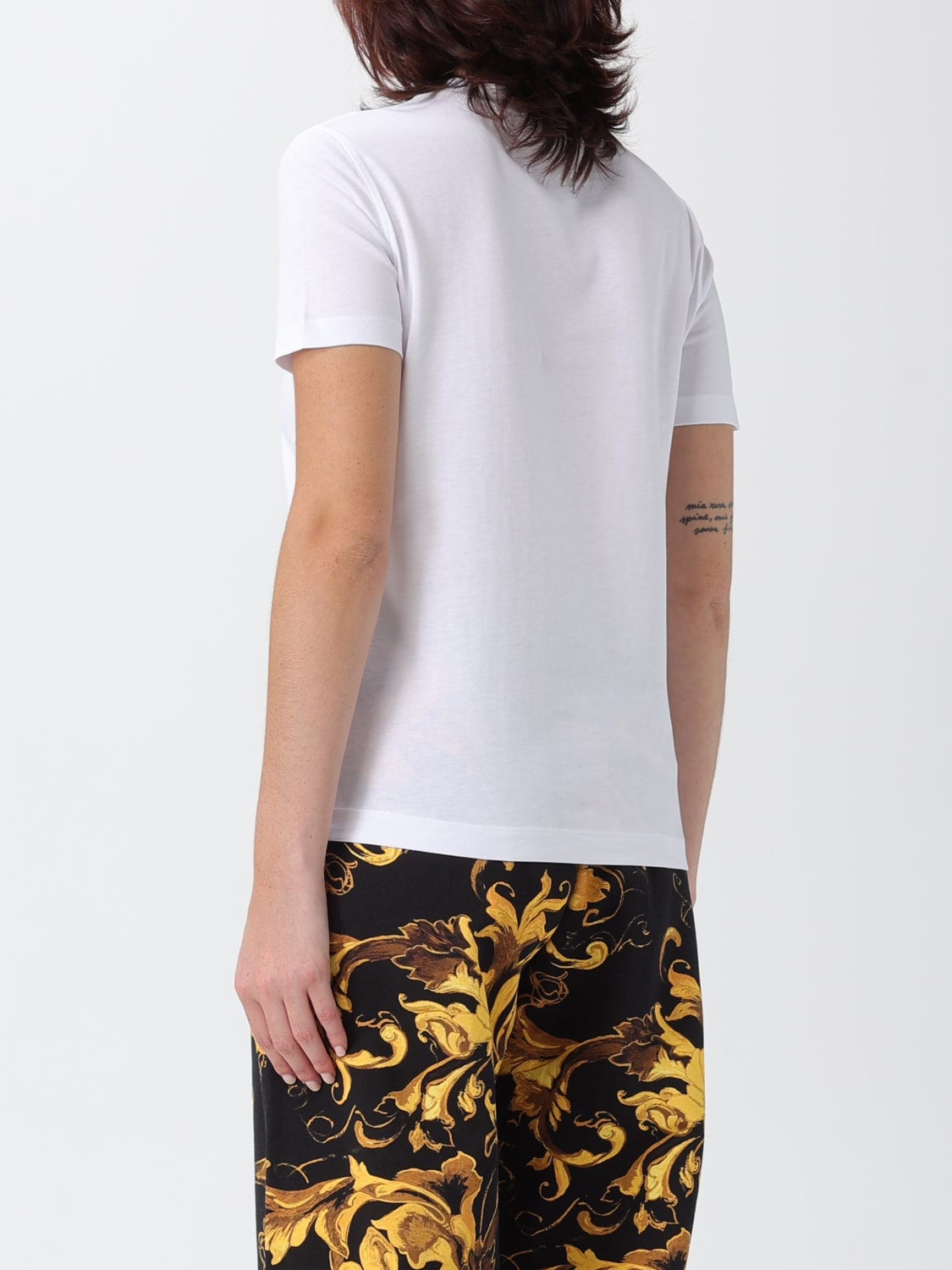 VERSACE JEANS COUTURE CAMISETA: Camiseta mujer Versace Jeans Couture, Blanco - Img 2