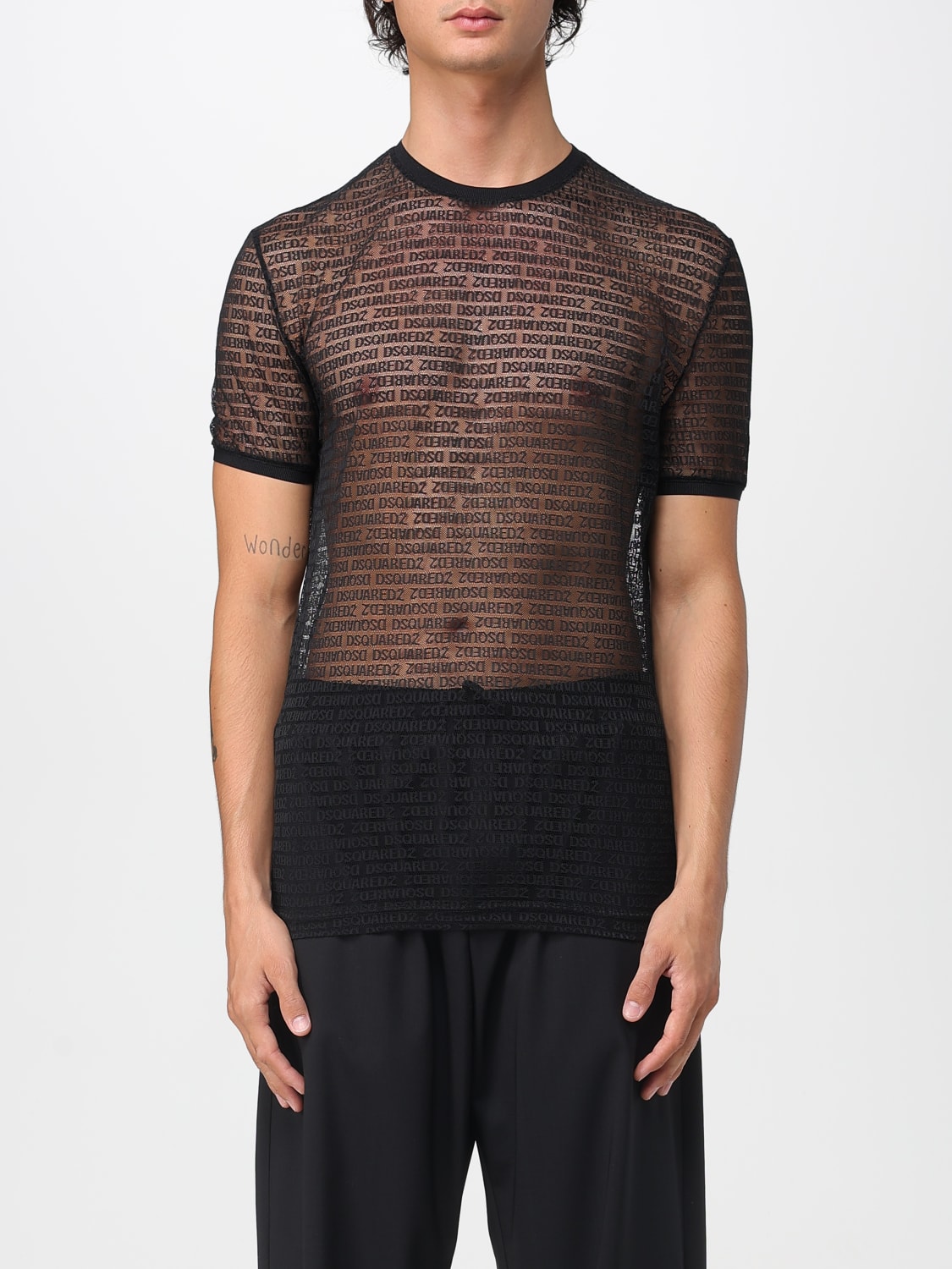 DSQUARED2 T-SHIRT: Underwear men Dsquared2, Black - Img 2