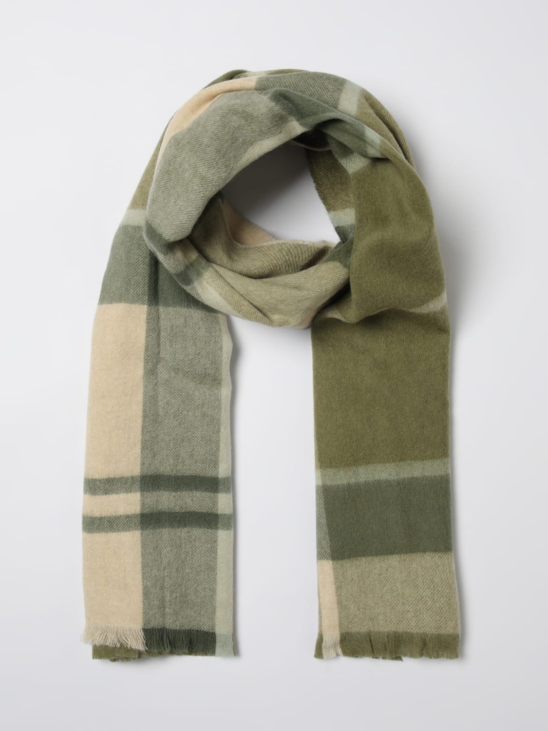 BARBOUR ÉCHARPE: écharpe femme Barbour, Vert - Img 2